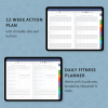 2024 Digital Workout Planner (Light Theme) PDF