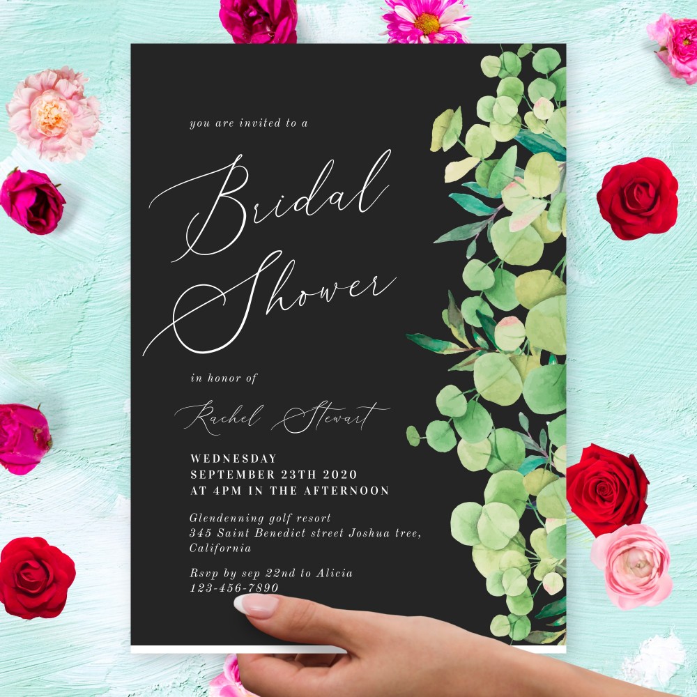 Customize and Download Elegant Bridal Shower Invitation