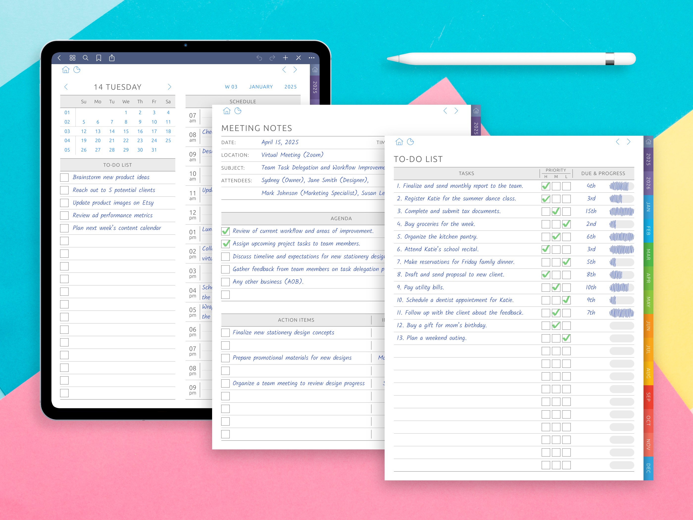 digital vs paper planner 1