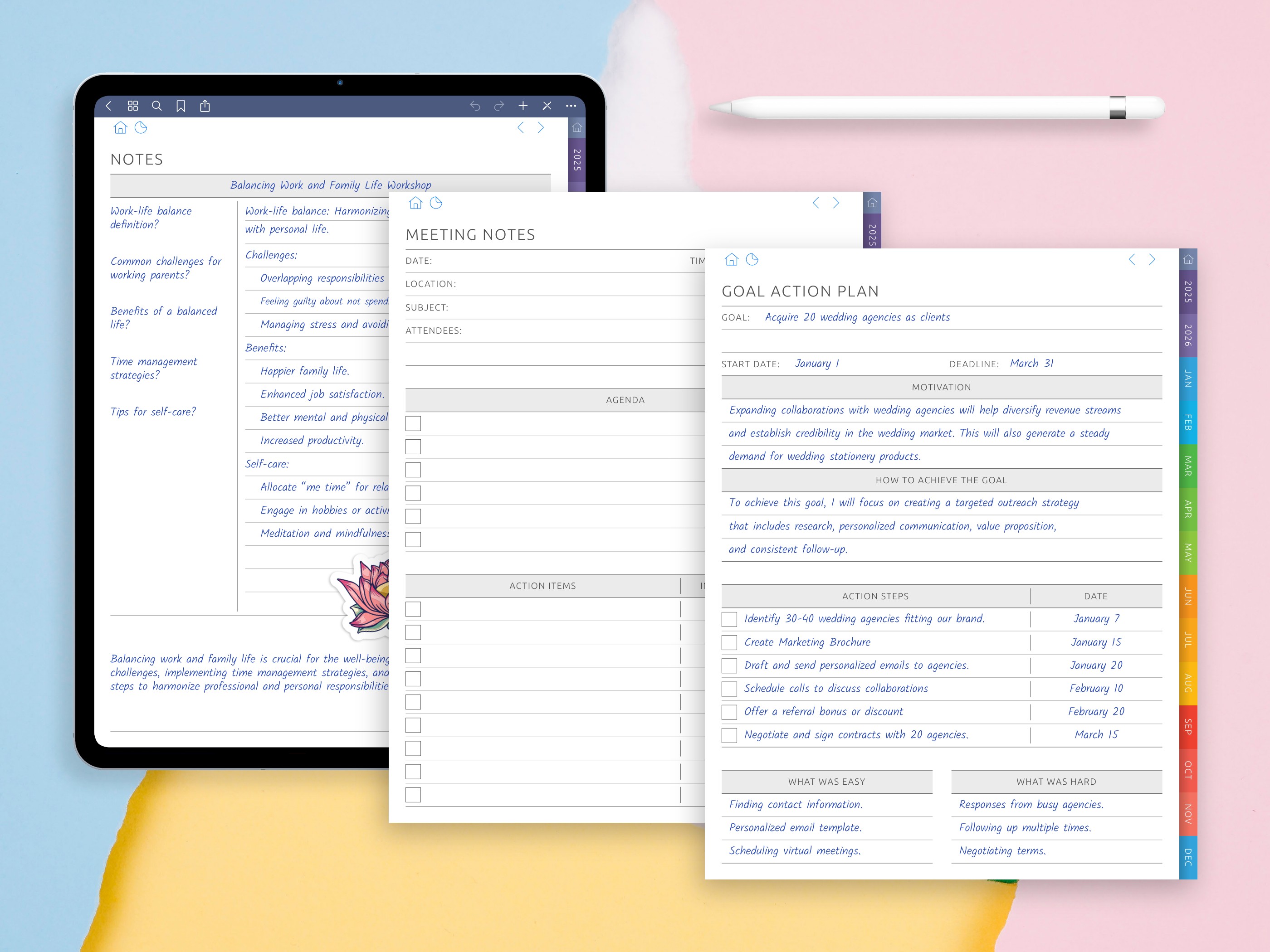 Meeting Notes Templates Examples