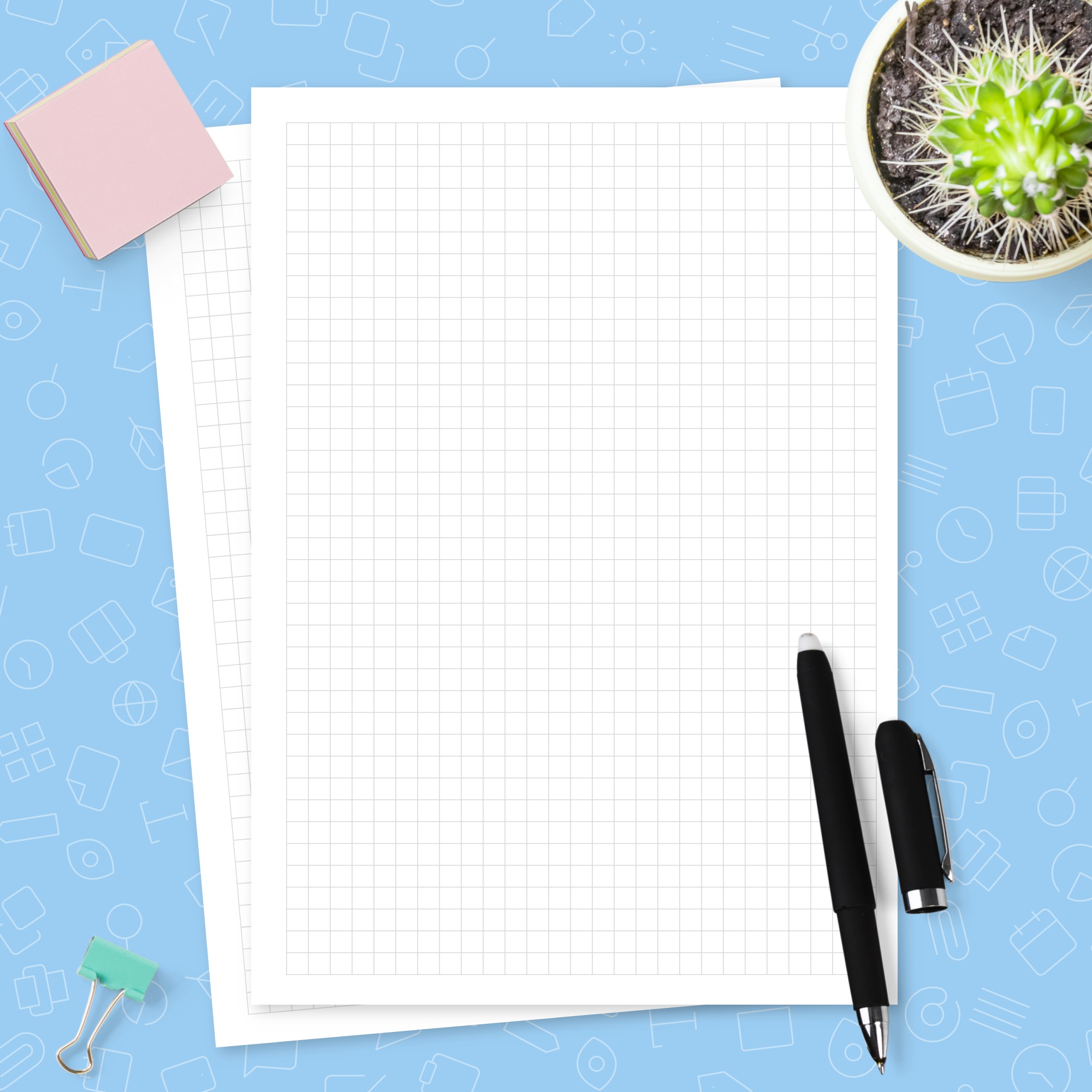 5mm Graph Paper Printable Template Printable PDF