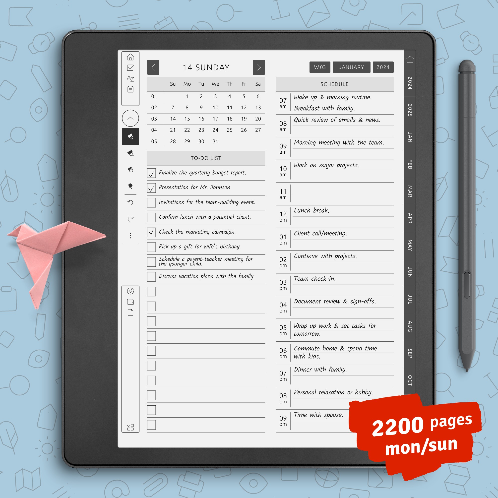 Download Business Planner for Kindle Scribe