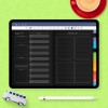 Download Daily Digital Planner Template (Dark) for GoodNotes, Notability