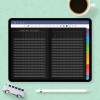 Download Digital Class Homework Tracker (Dark) for GoodNotes, Notability