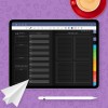 Download Digital Daily Planner (Dark Theme) for GoodNotes, Notability