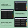 2022 Digital Habit Tracker Template (Dark) PDF