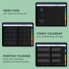 2025 Digital Habit Tracker Template (Dark) PDF