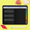 Download Digital Health Goal Planner (Dark) for GoodNotes, Notability