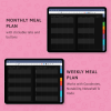 2025 Digital Meal Planner (Dark Theme) PDF