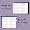 2024 Digital Meal Planner (Light Theme) PDF