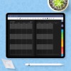 Download Digital Monthly Planner (Dark Theme) for GoodNotes, Notability
