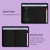 2024 Digital Recipe Book Template (Dark) PDF