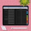 Download Digital Schedule Planner (Dark) for GoodNotes, Notability