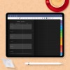 Download Digital Travel Goal Planner Template (Dark) for GoodNotes, Notability