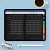 Download Digital Weekly Planner (Dark Theme) for GoodNotes, Notability
