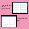 2025 Digital Weight Loss Planner (Light Theme) PDF