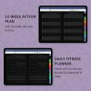 2024 Digital Workout Planner (Dark Theme) PDF