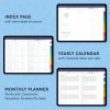 2022 Digital Yearly Goal Planner Template PDF