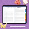 Download Monthly Goals Digital Planner Template for GoodNotes, Notability