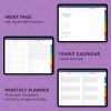 2022 Monthly Goals Digital Planner Template PDF