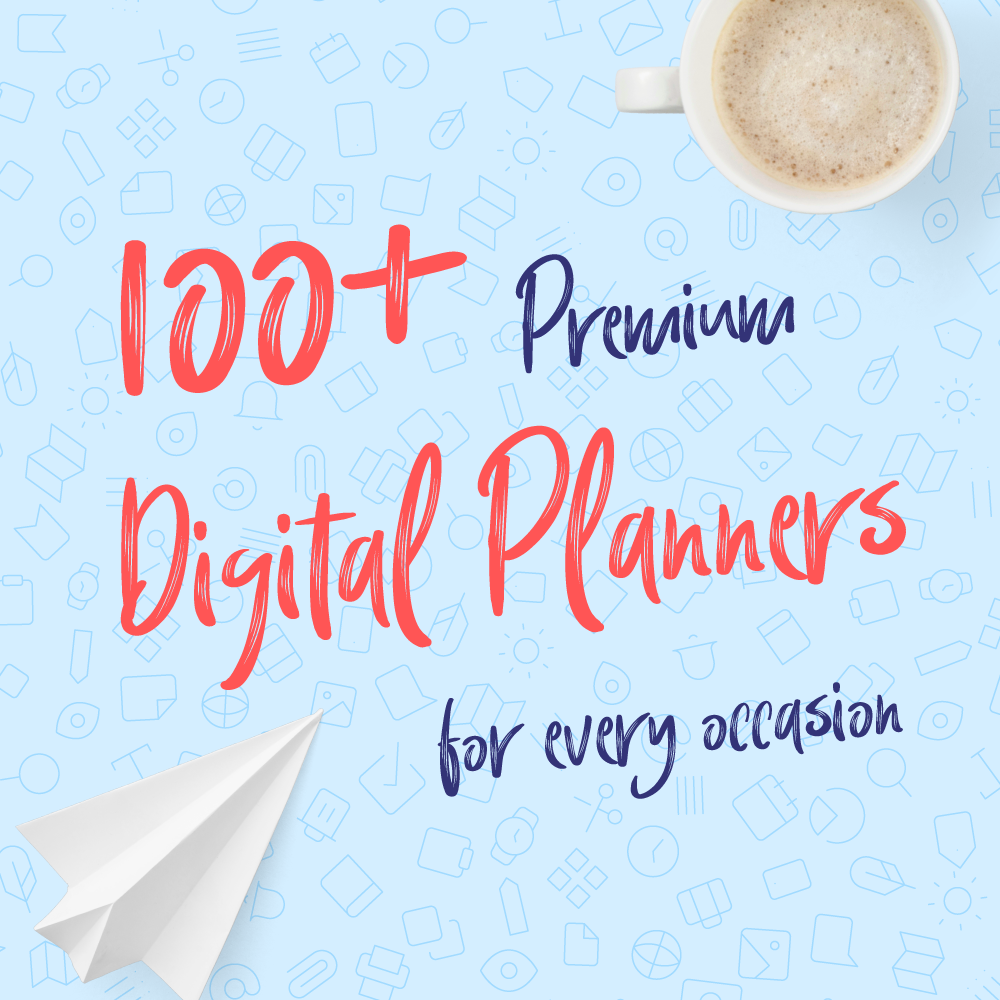 Download 100+ Digital Planners Bundle for GoodNotes, Notability