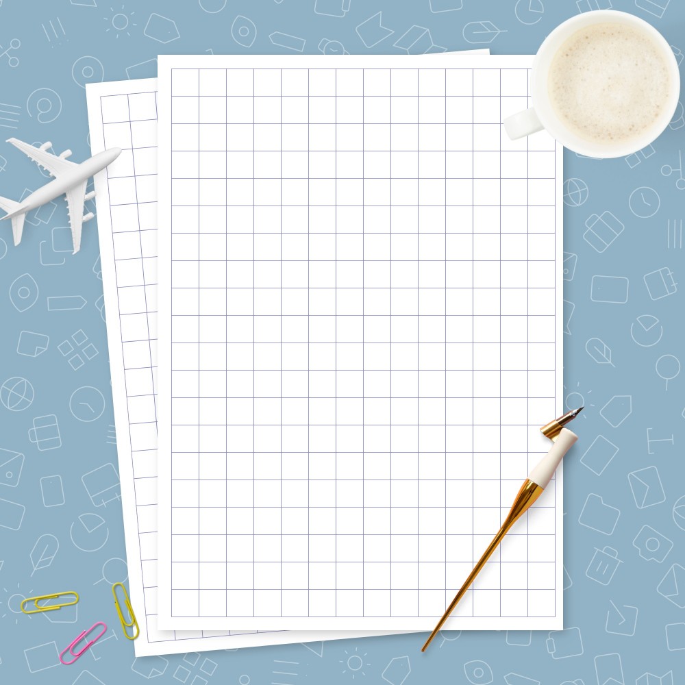 printable graph paper template pdf