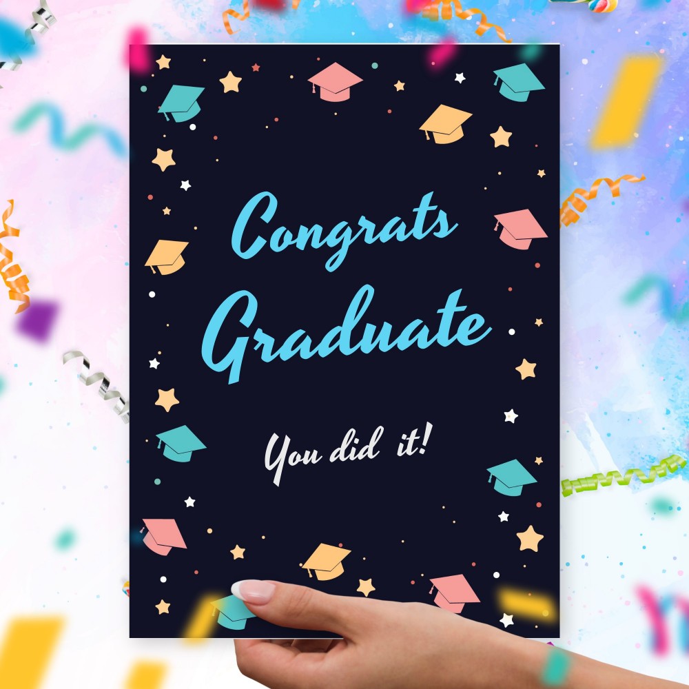 Customize and Download Cool Graduation Card For Grandson