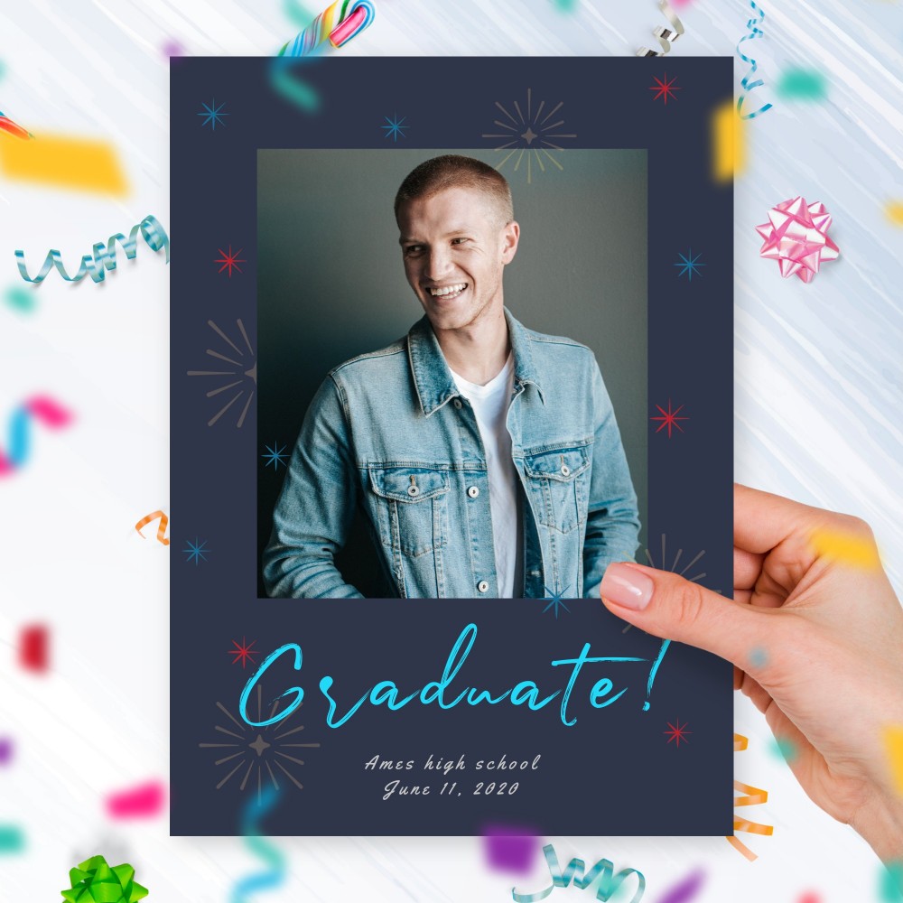 Customize and Download Custom Graduation Announcement
