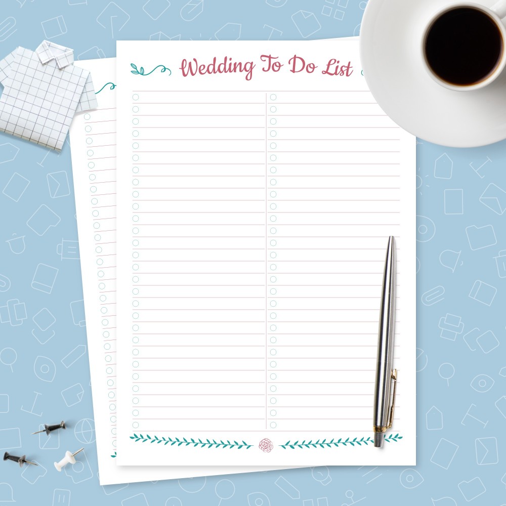 Wedding Plan Checklists
