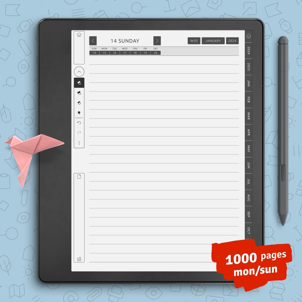Download Kindle Scribe Diary for GoodNotes, Notability