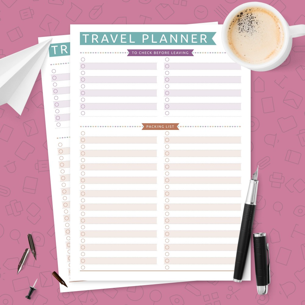 Download Printable Packing List - Casual Style Template