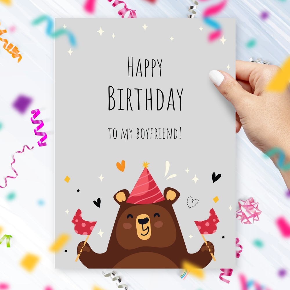 Customize and Download Romantic Birthday Card For Boyfriend
