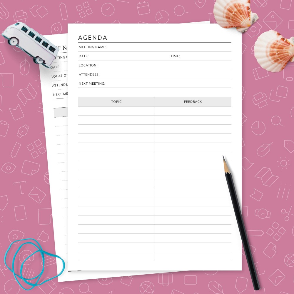 meeting agenda template