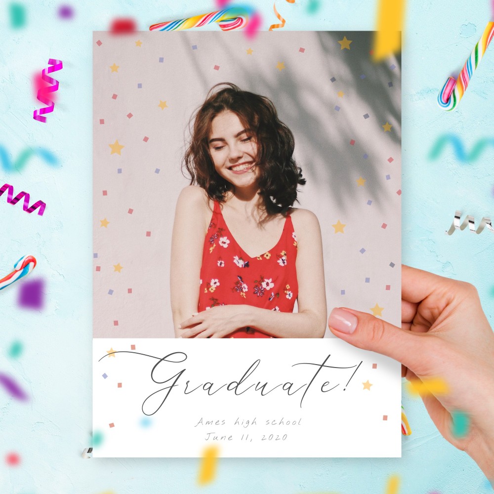 Customize and Download Traditional Graduation Announcement