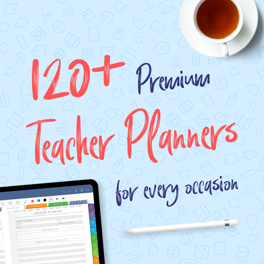 120 Teacher Planner Templates (Printable + Digital)