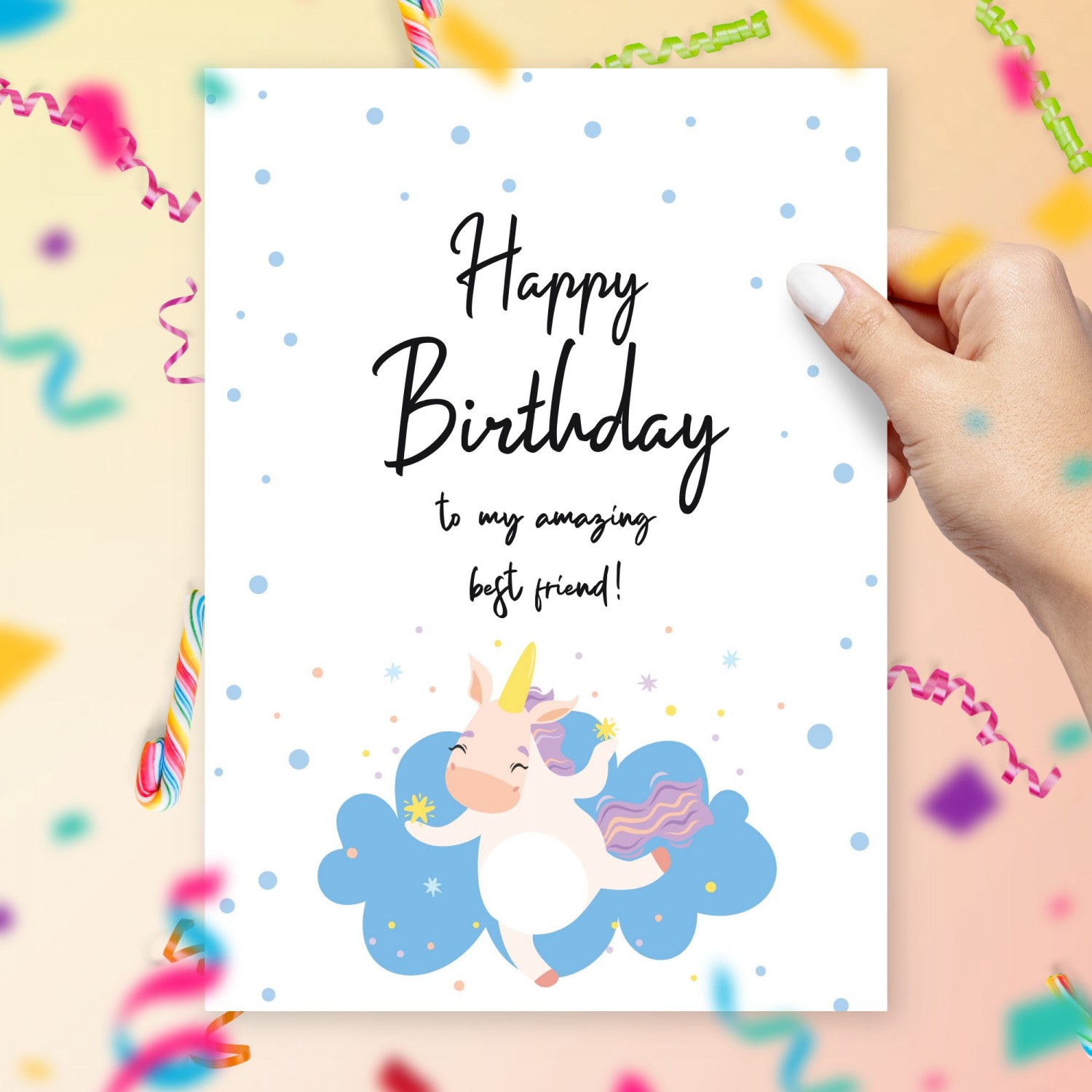 Funny Best Friends Birthday Card Template Editable Online
