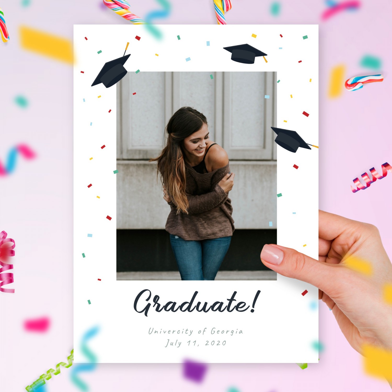Funny Graduation Announcement Template Online Maker