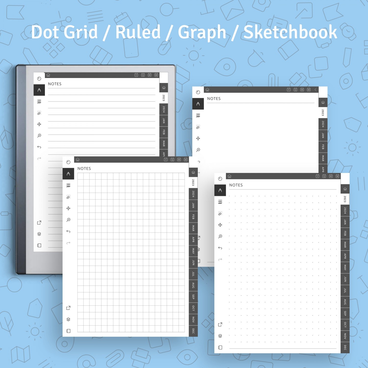Download 2024 2025 Weekly Journal PDF for reMarkable