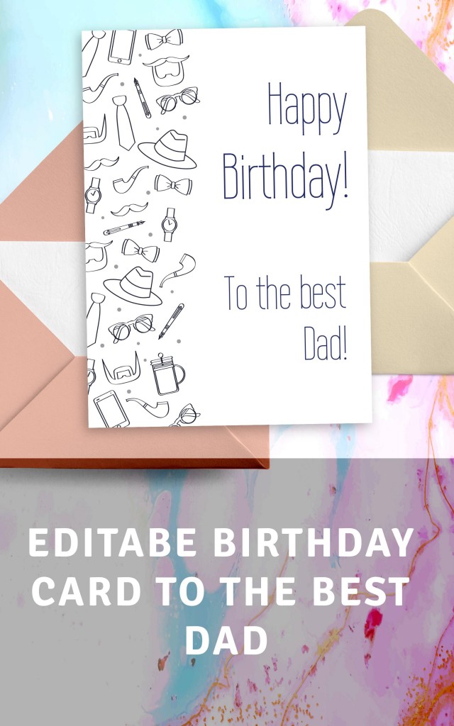 Get Birthday Card To The Best Dad
