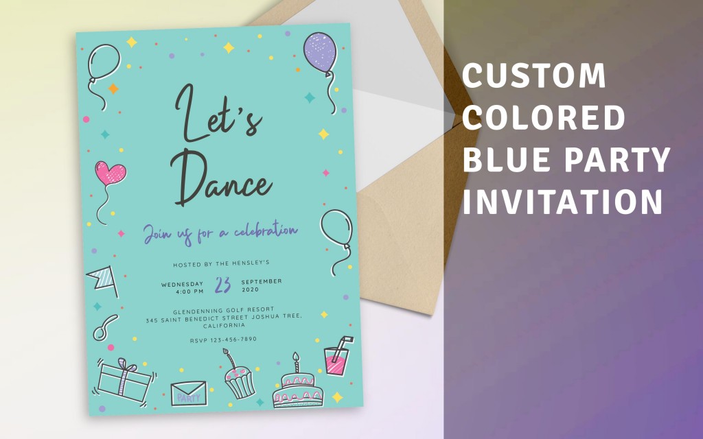 Custom Invitations - Create Personalized Invitaition Cards