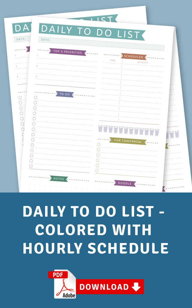 Daily Task List Templates Download PDF