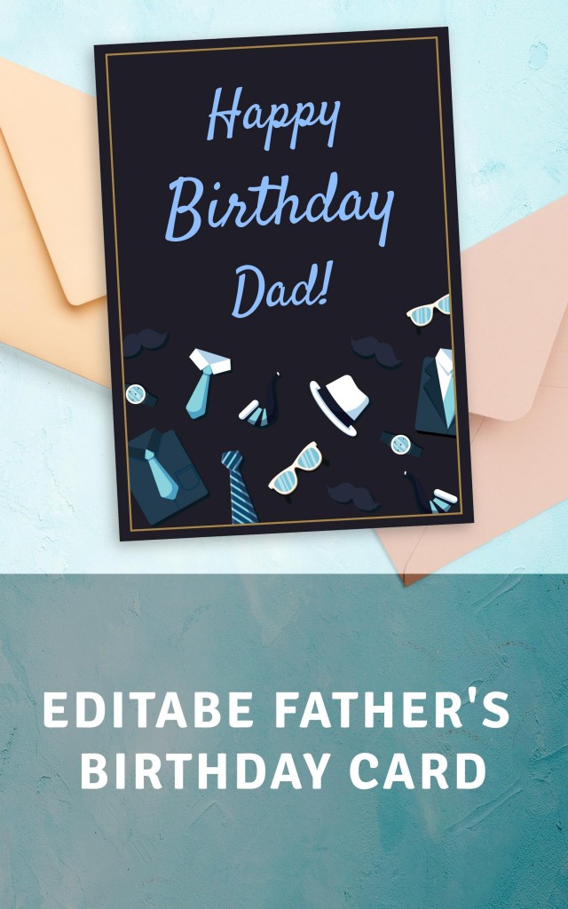 Birthday Cards For Dad Customize Download Or Print