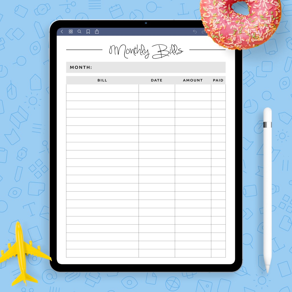 free printable income and expense tracker